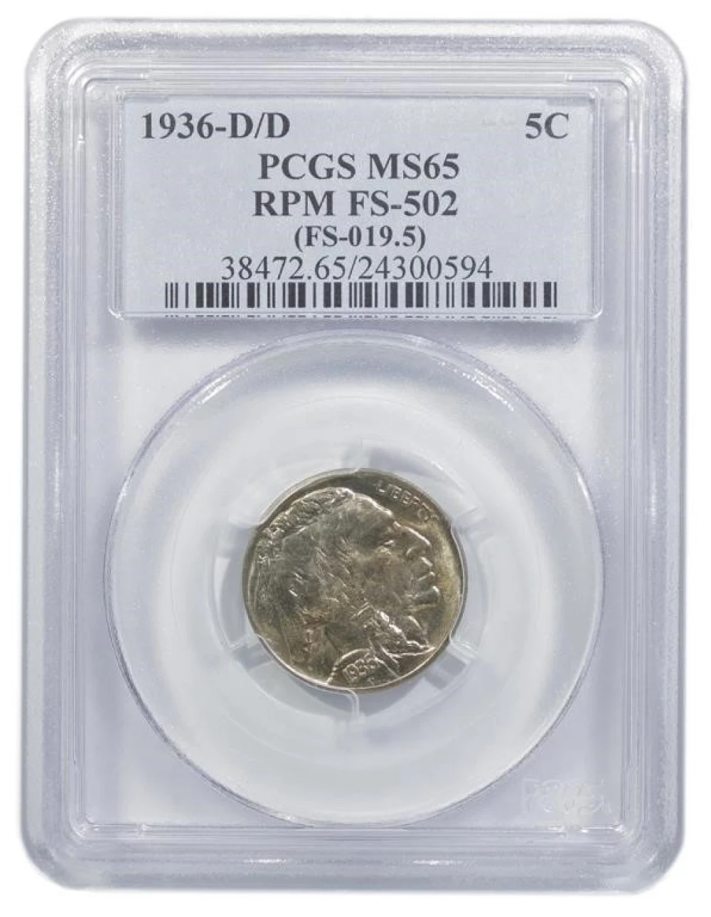 PCGS MS-65 1936-D/D Nickel