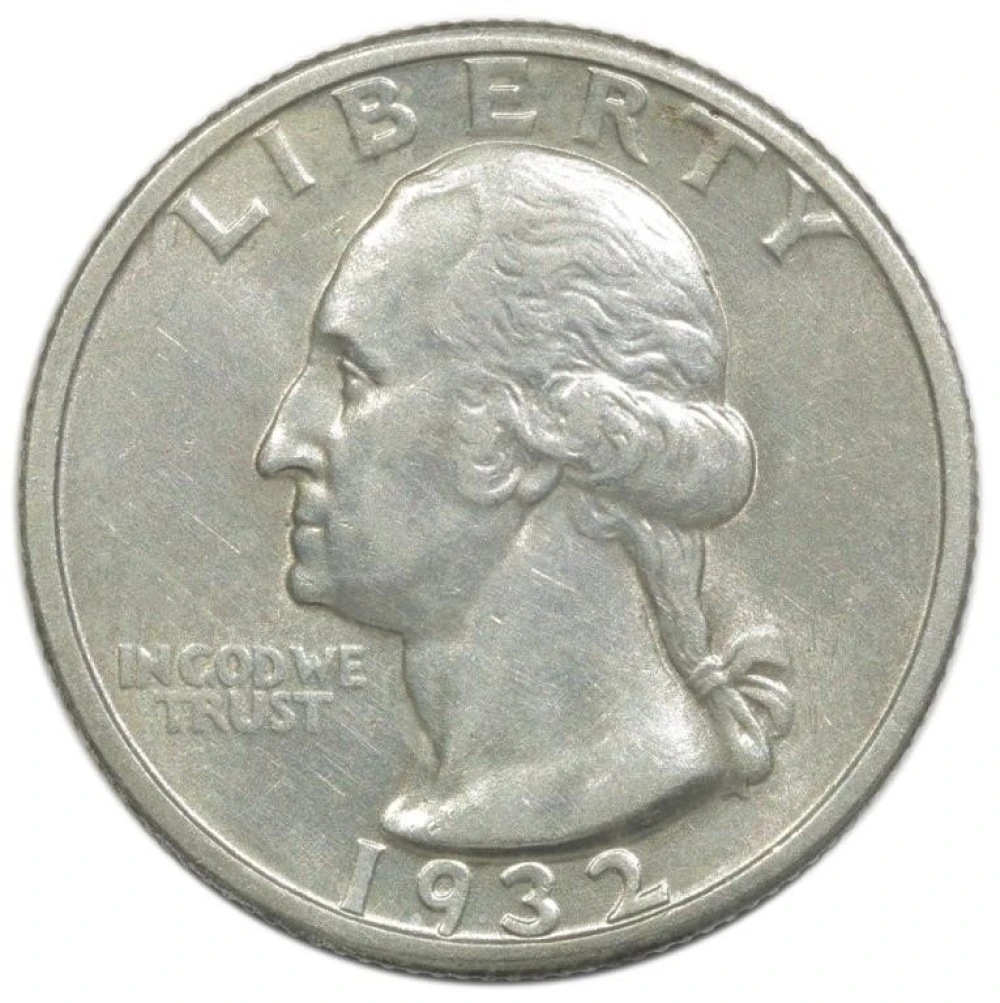 Choice AU-58 1932-D Quarter