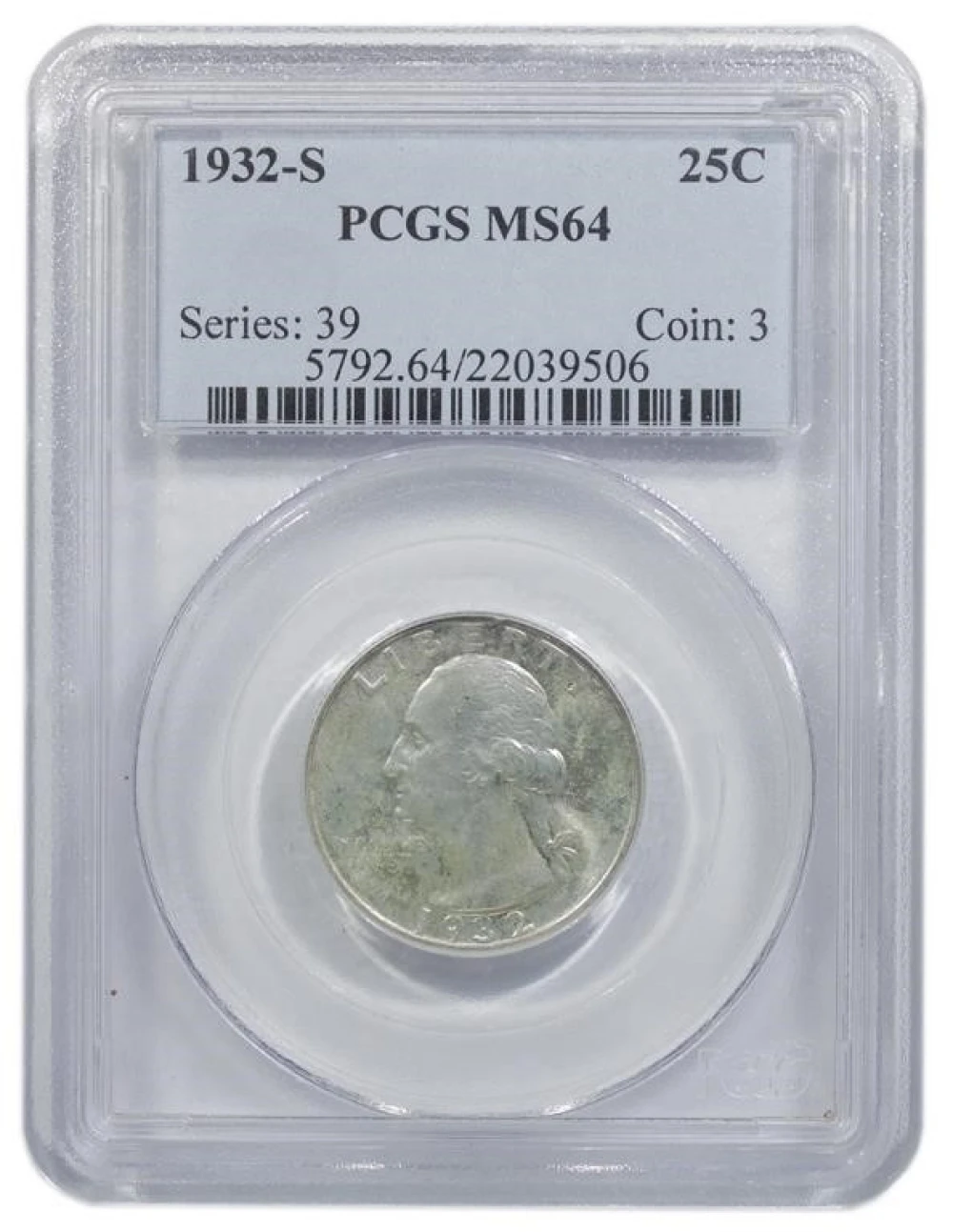 PCGS MS-64 1932-S Quarter