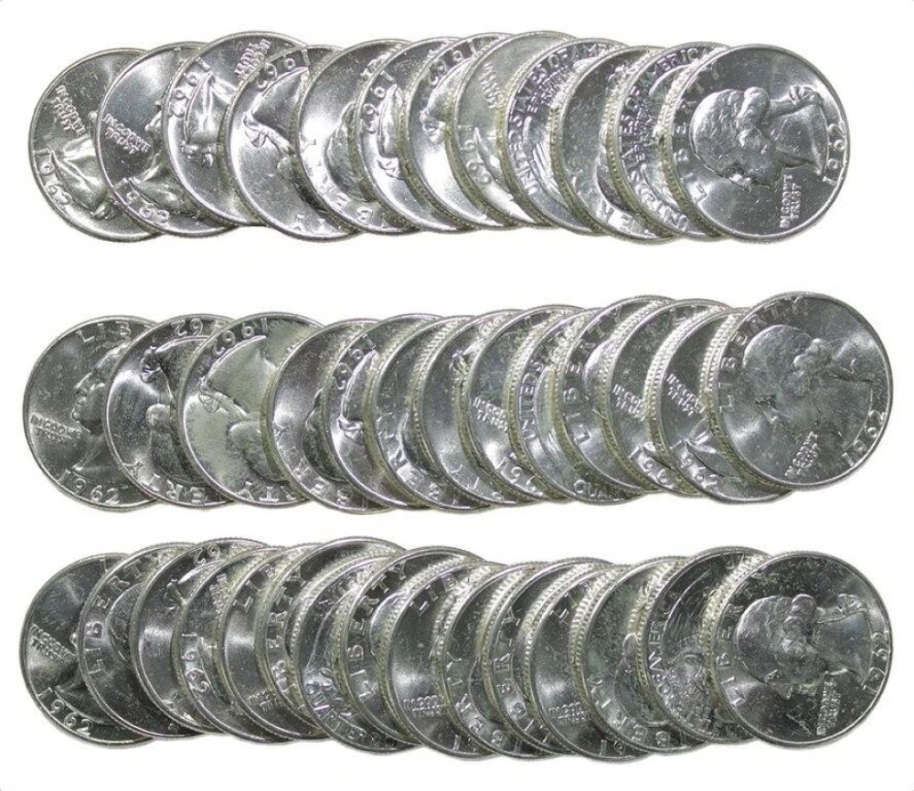 BU Roll Of 1962 Quarters