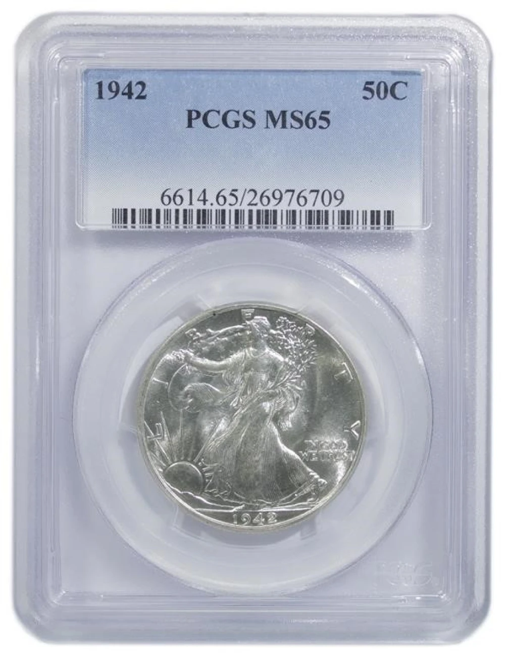 PCGS MS-65 1942 Half Dollar