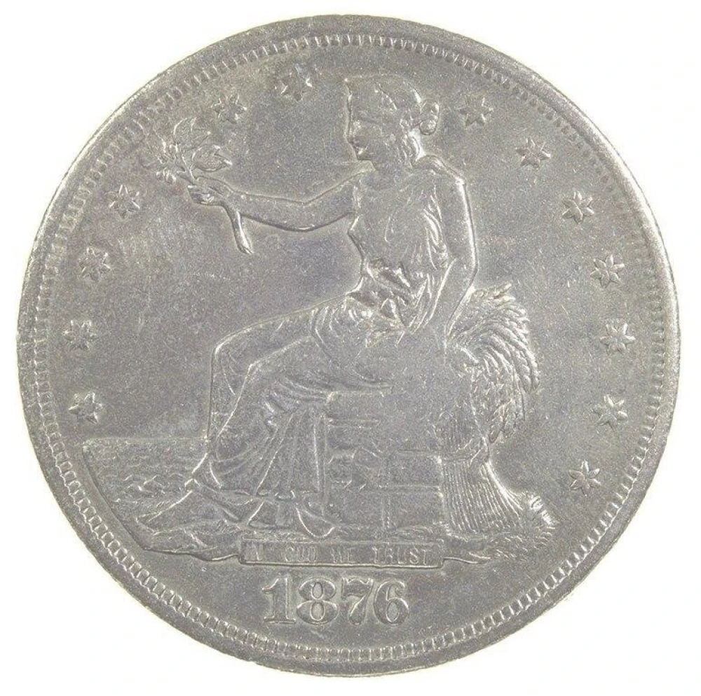 VF Details 1876-S Trade Dollar
