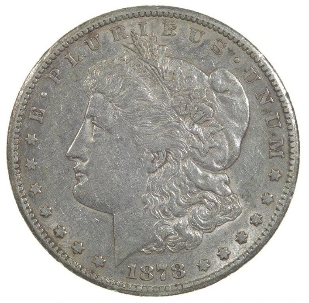 AU-50 1878-CC Morgan $1