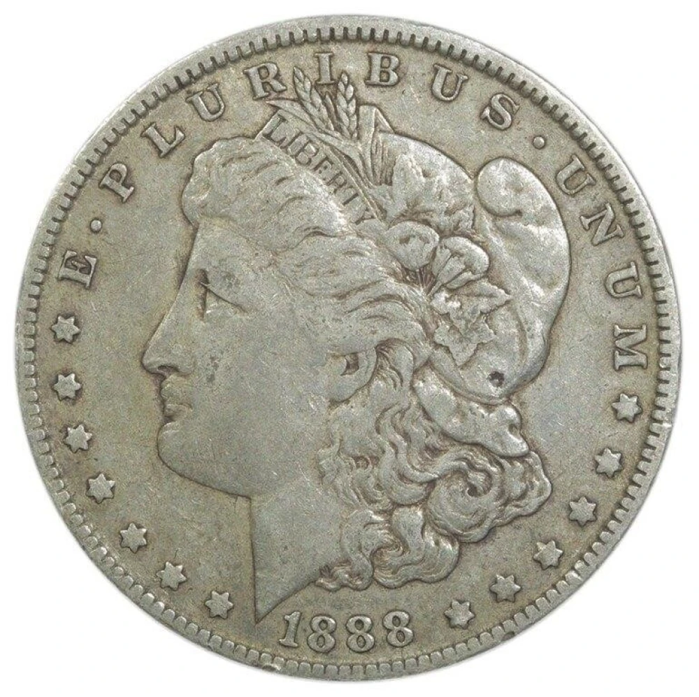 VF-25 1888-O Hot Lips Morgan Dollar