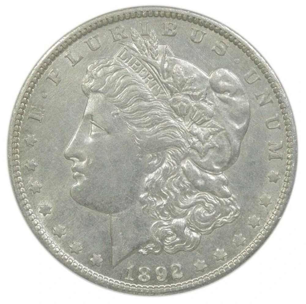 AU-50 1892-O Morgan Dollar
