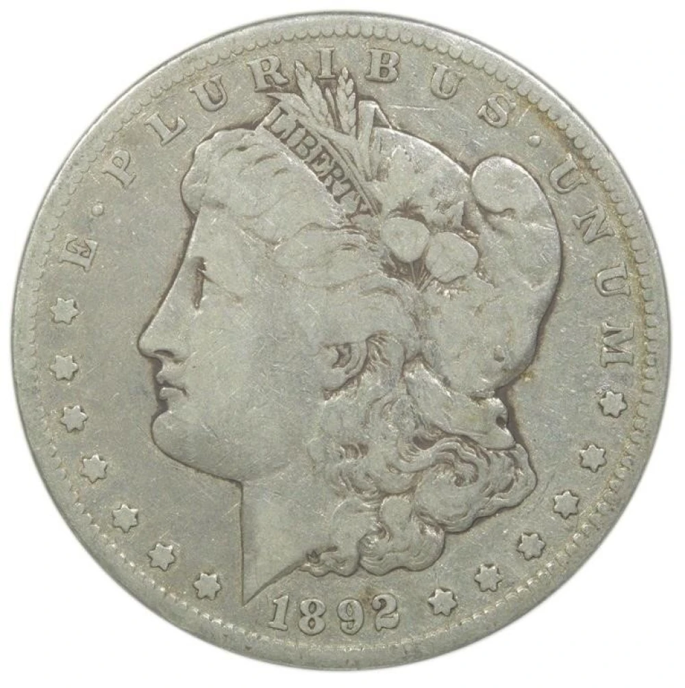 Fine-12 1892-CC Morgan $1