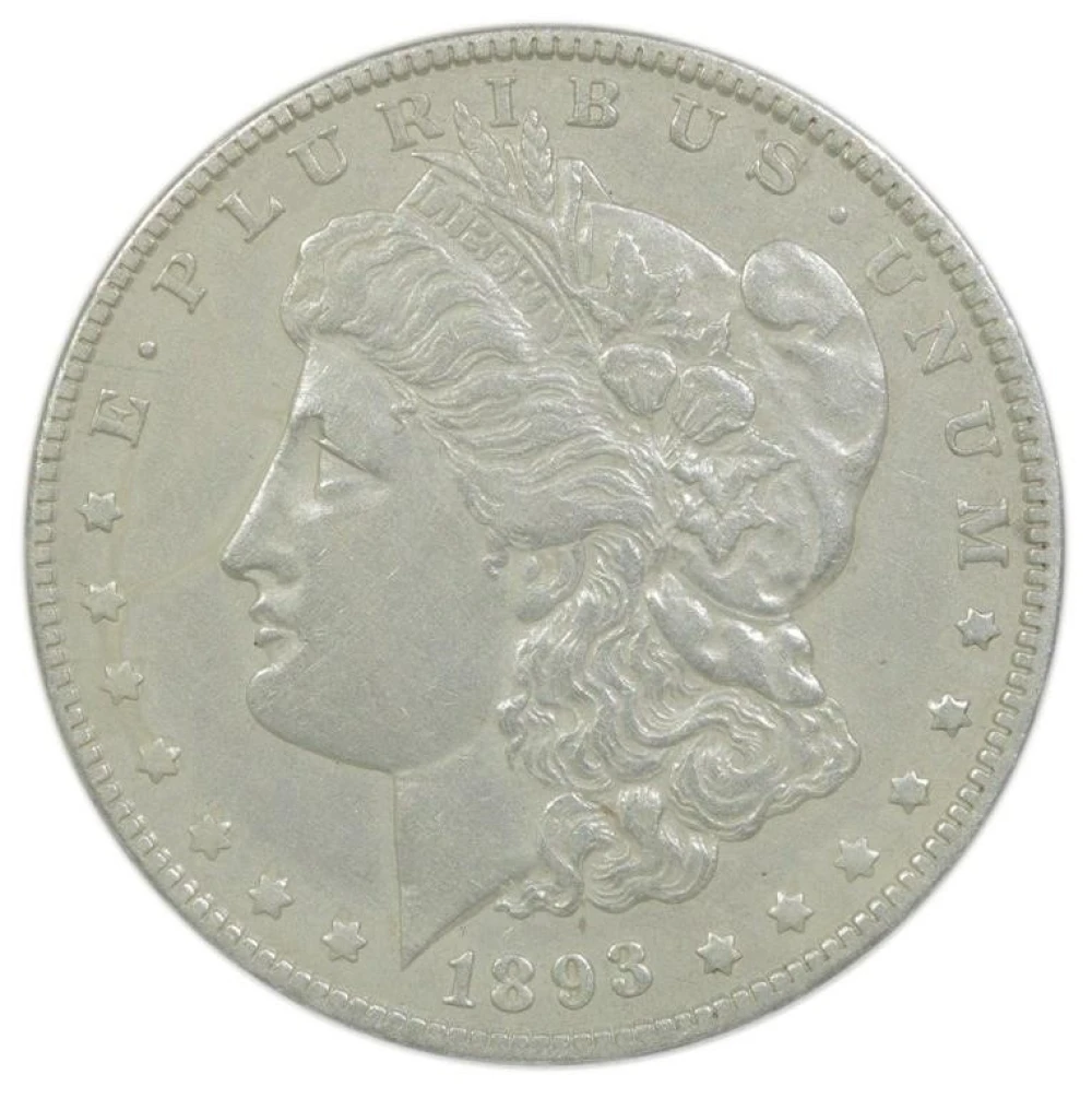 EF-40 Details 1893-O Morgan $1