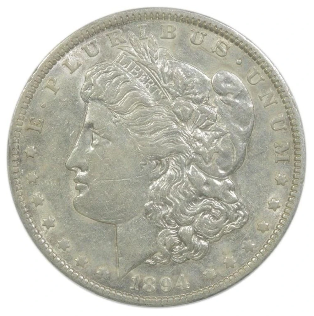 AU-50 1894-O Morgan $1