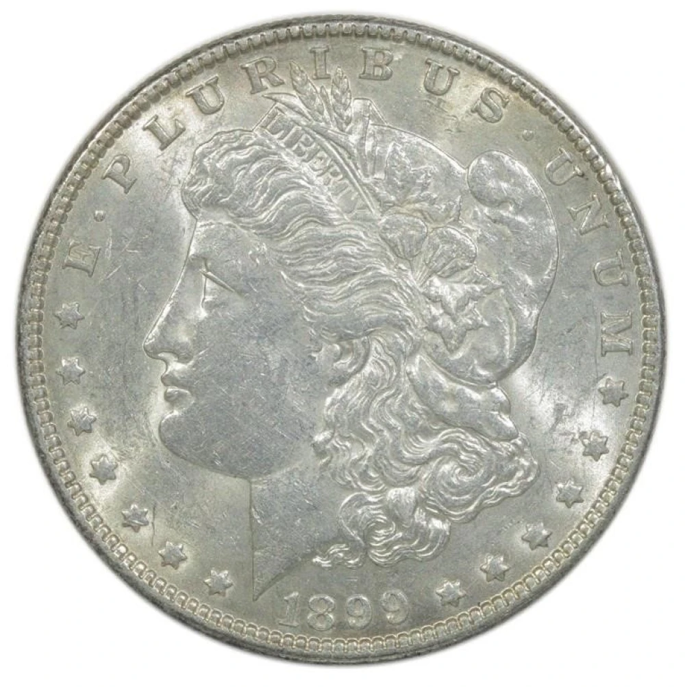 AU-58 1899 Morgan $1