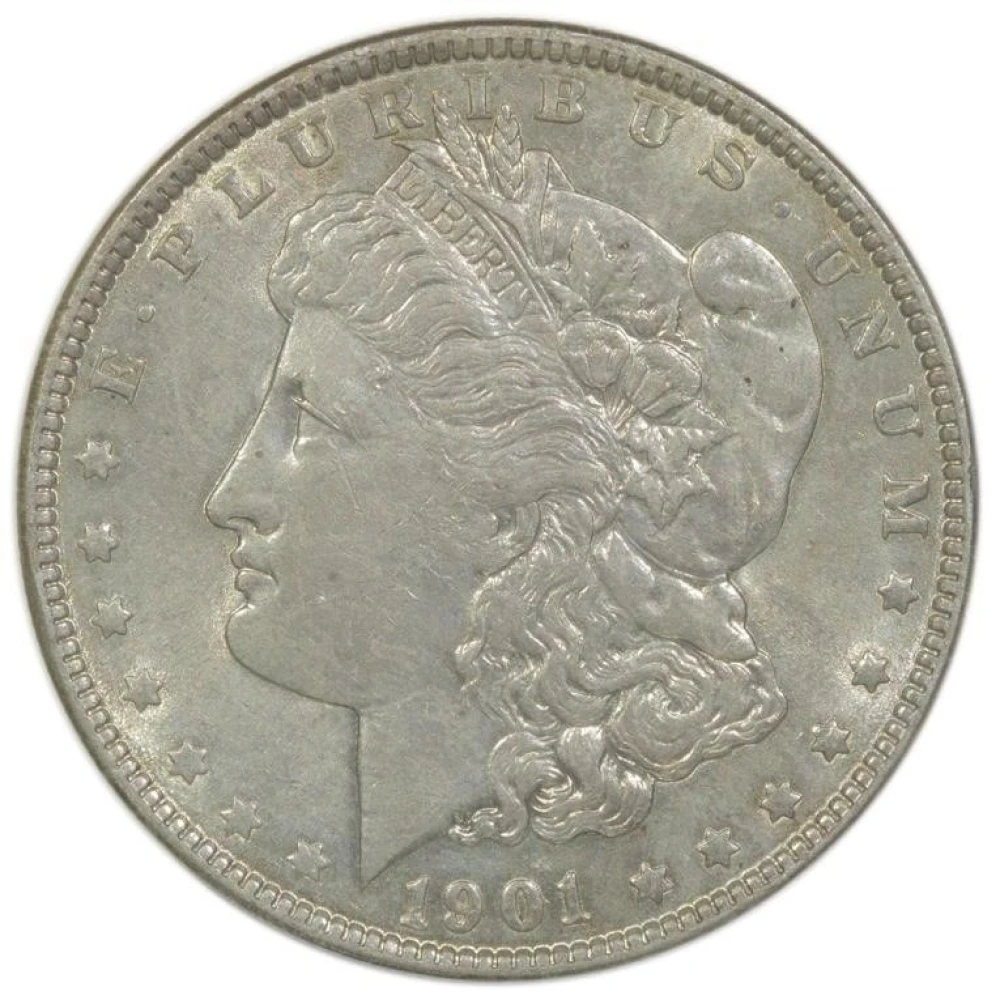 AU-50 or Finer 1901 Morgan $1