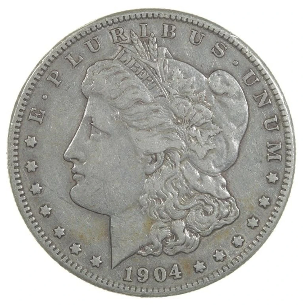 EF-40 1904-S Morgan Dollar