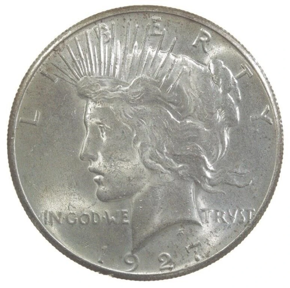 MS-62 or Finer 1927 Peace $1
