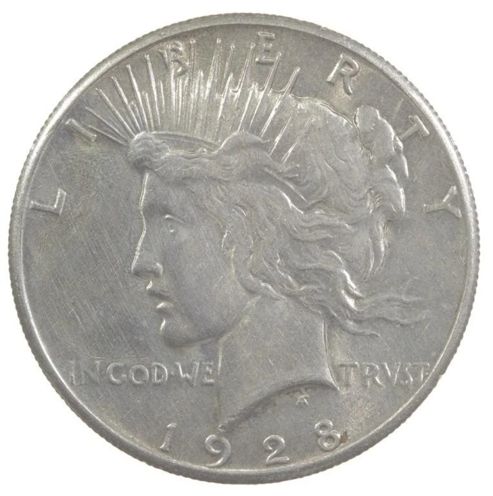 AU Details 1928 Peace $1