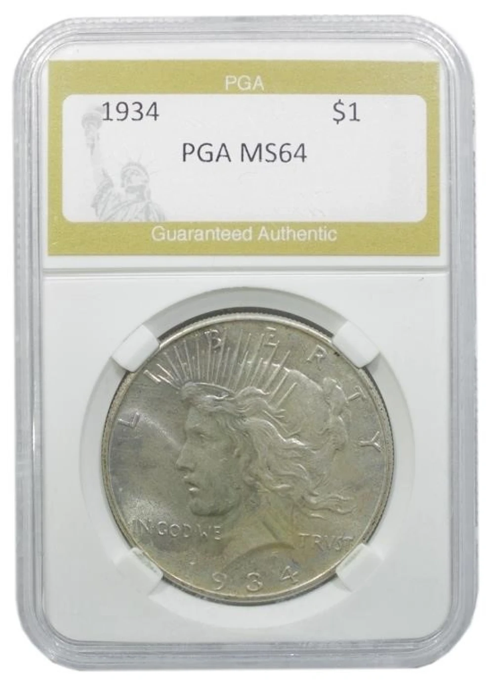 PGA MS-64 1934 Peace $1