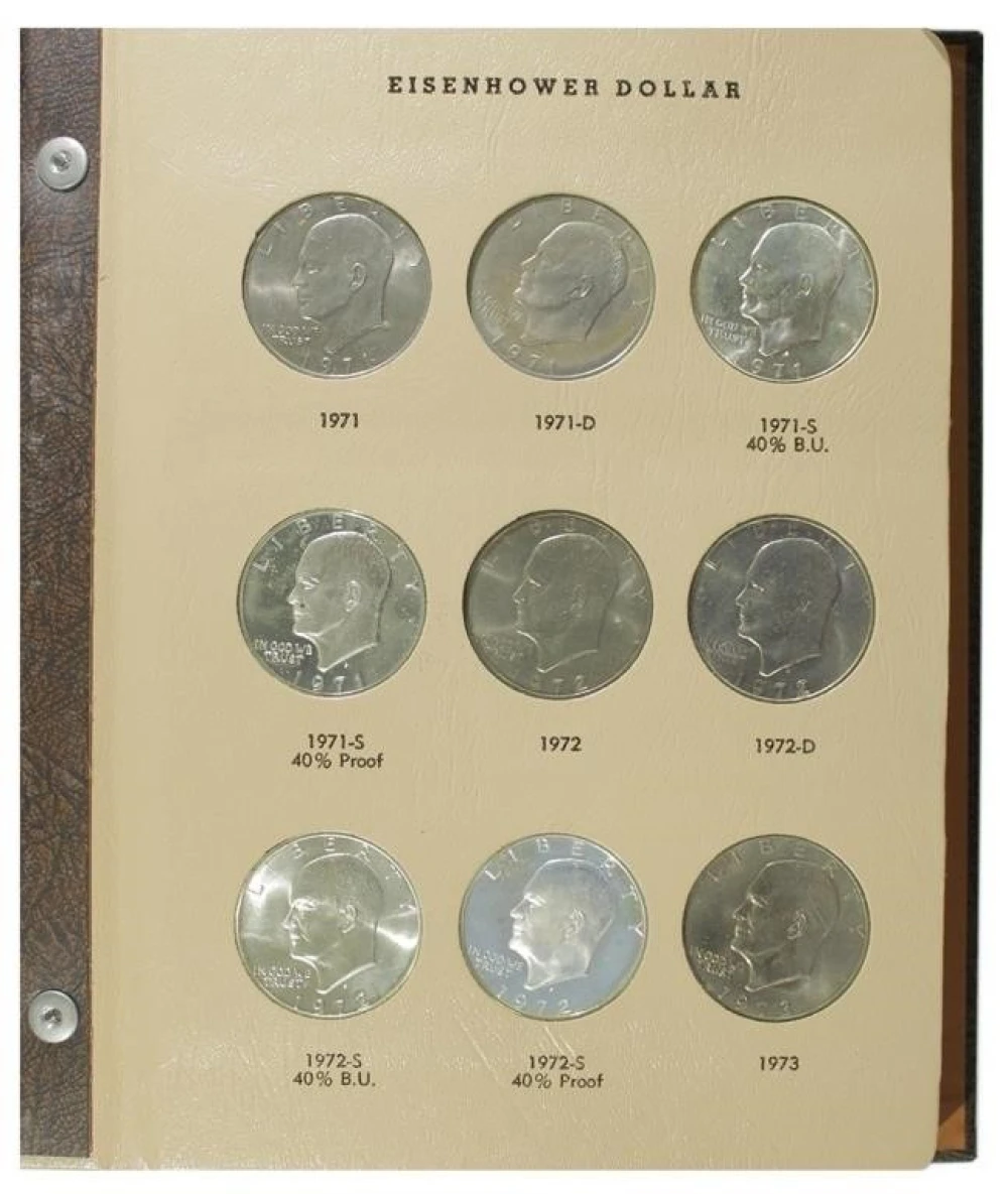 Complete Eisenhower Dollar Set