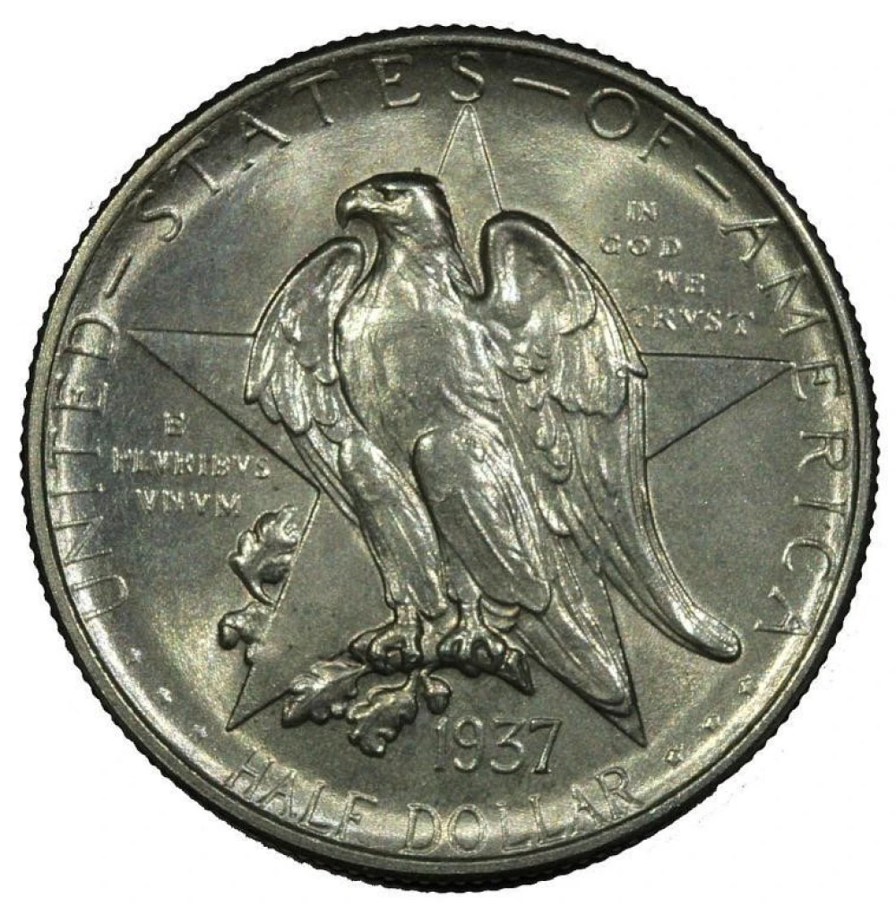 MS-63 1937-D Texas Half Dollar