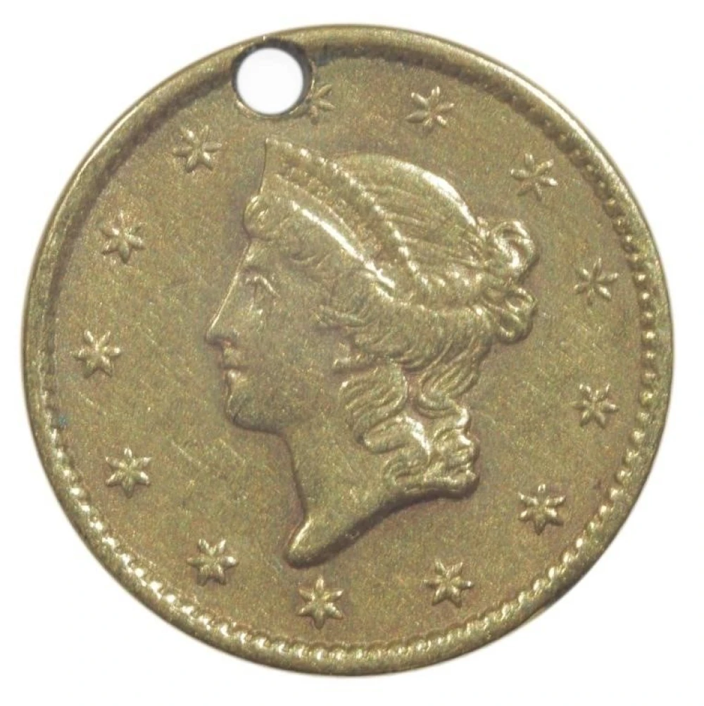 $1 Gold Love Token