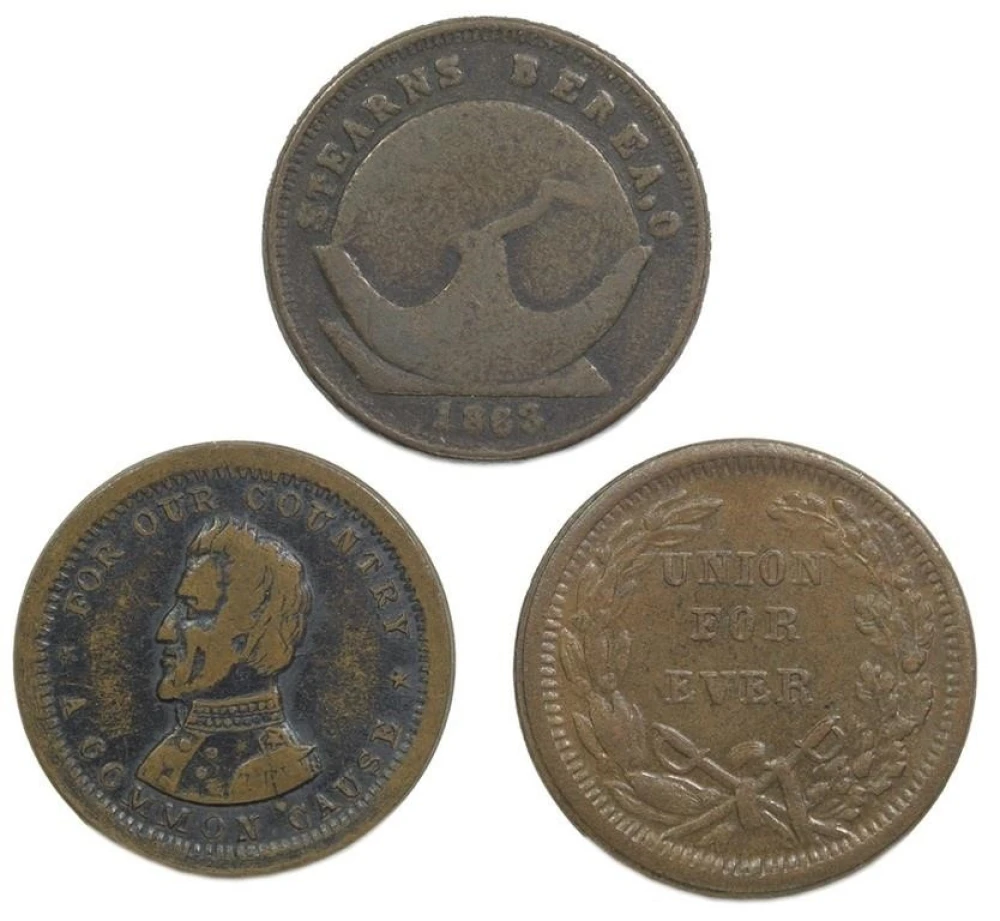 Trio of Better Civil War Tokens