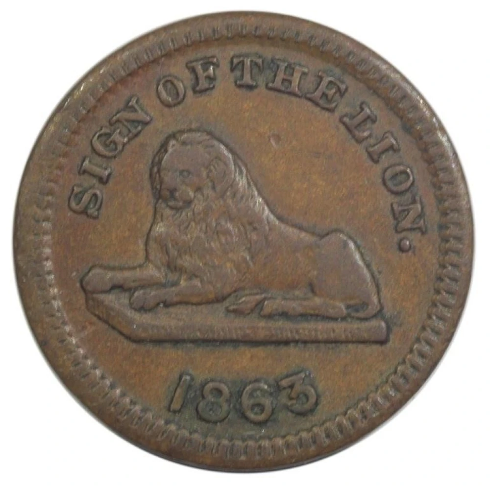 Scarce 1863 Wisconsin Civil War Token