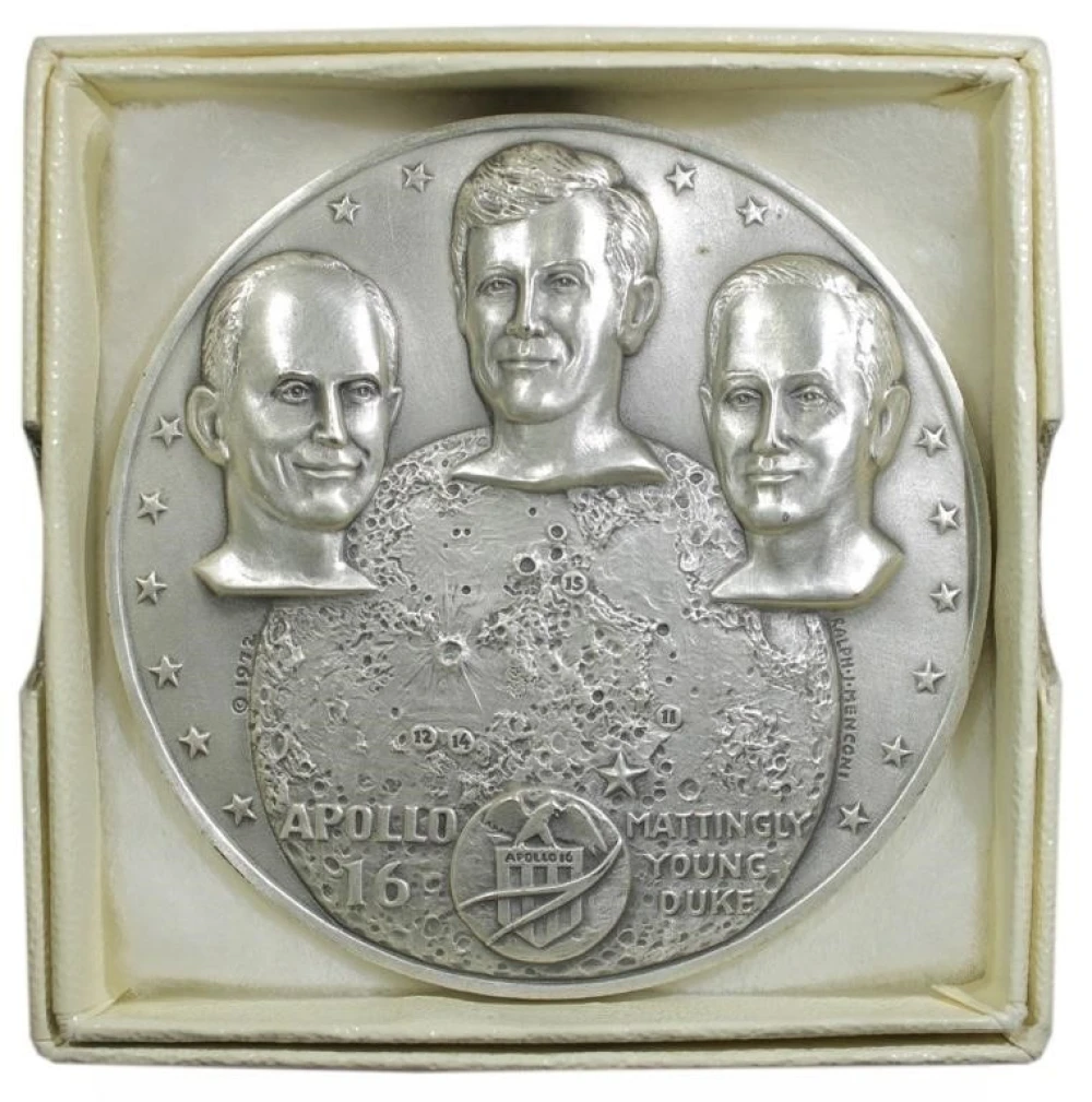 Apollo 16 Silver Medal
