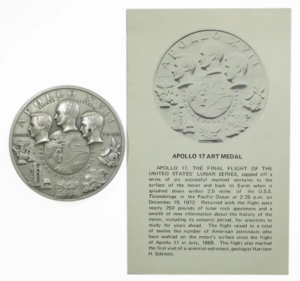 Apollo 17 Silver Medal