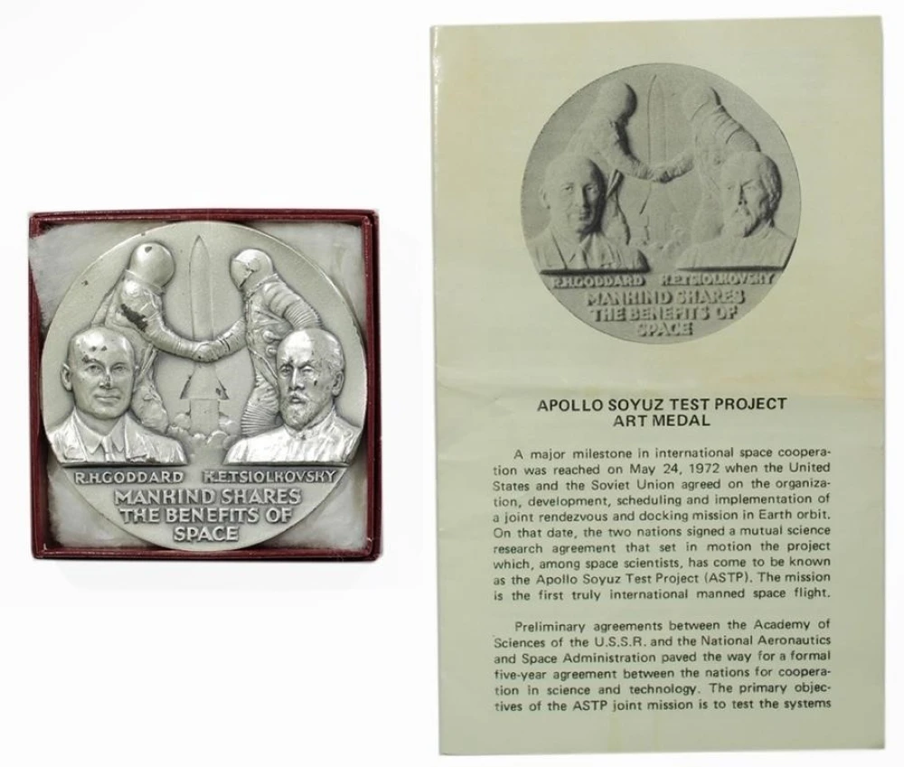 1975 Apollo Soyuz Silver Medal
