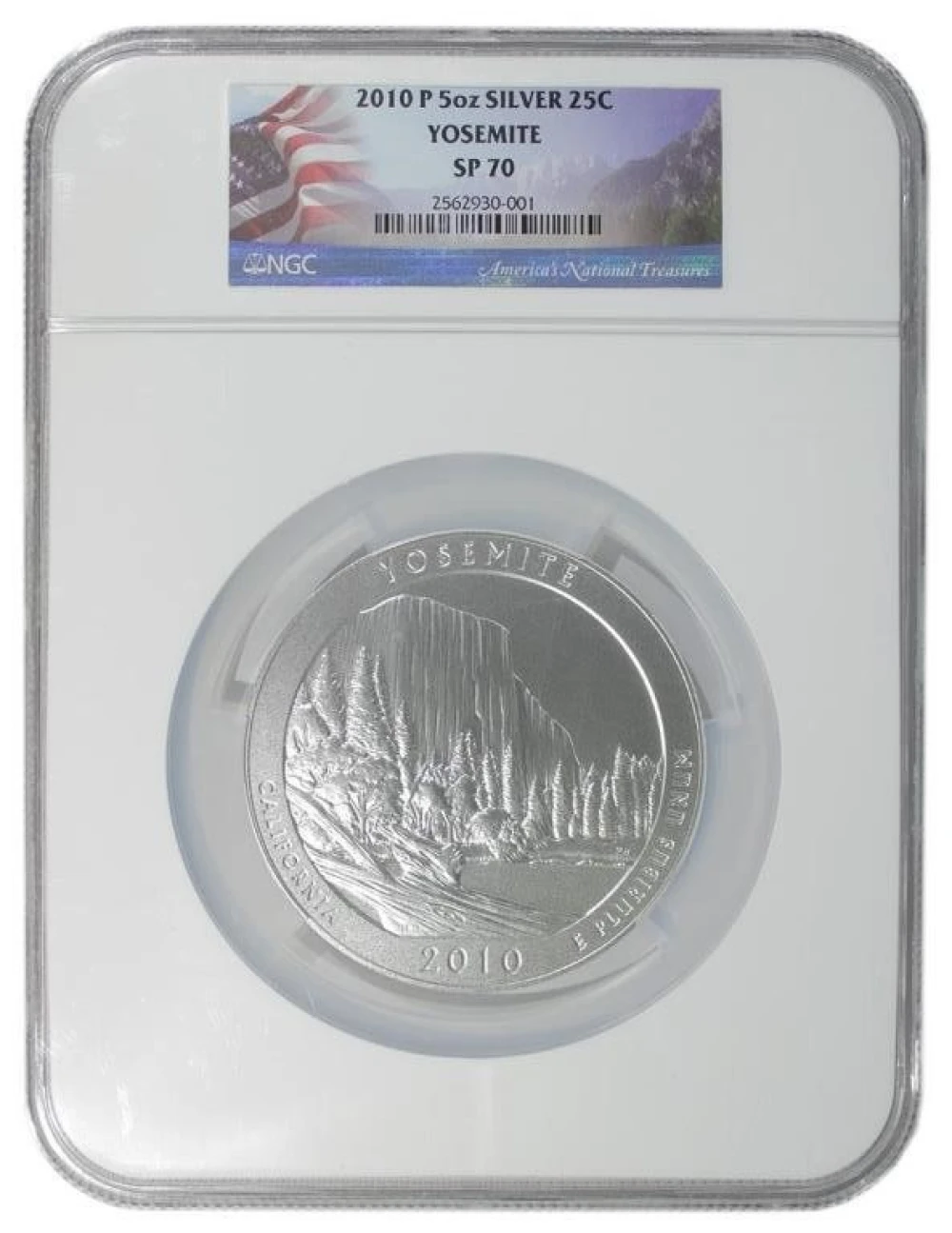 NGC Specimen-70 2010-P Yosemite 5 Ounce Quarter