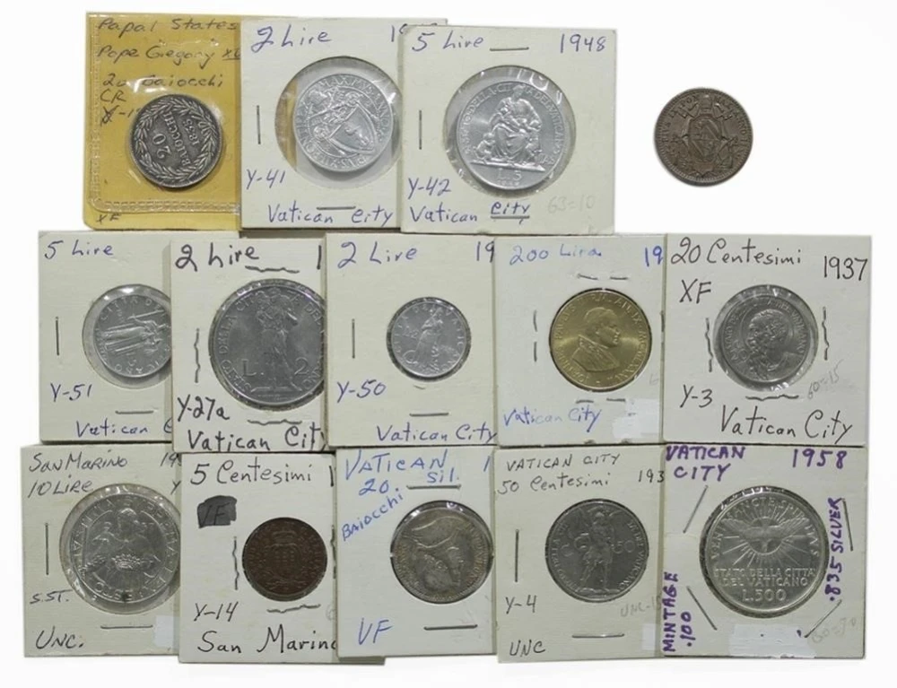 Papal States. Vatican City & More Lot
