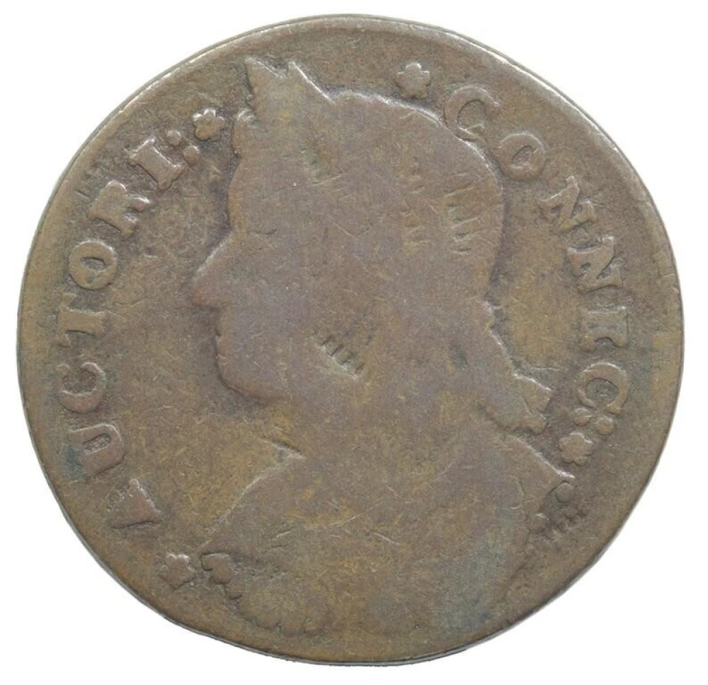 Connecticut. Fine 1787 Copper