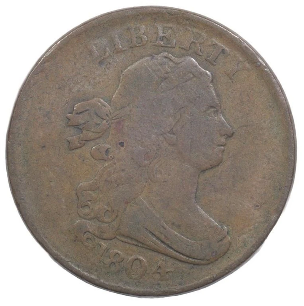 Fine-12 1804 Half Cent