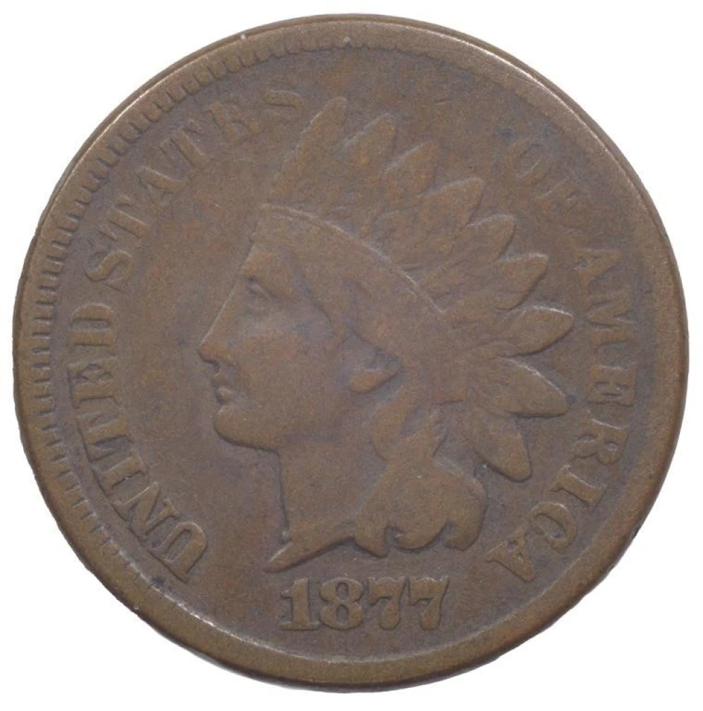 Fine-12 1877 Indian Cent