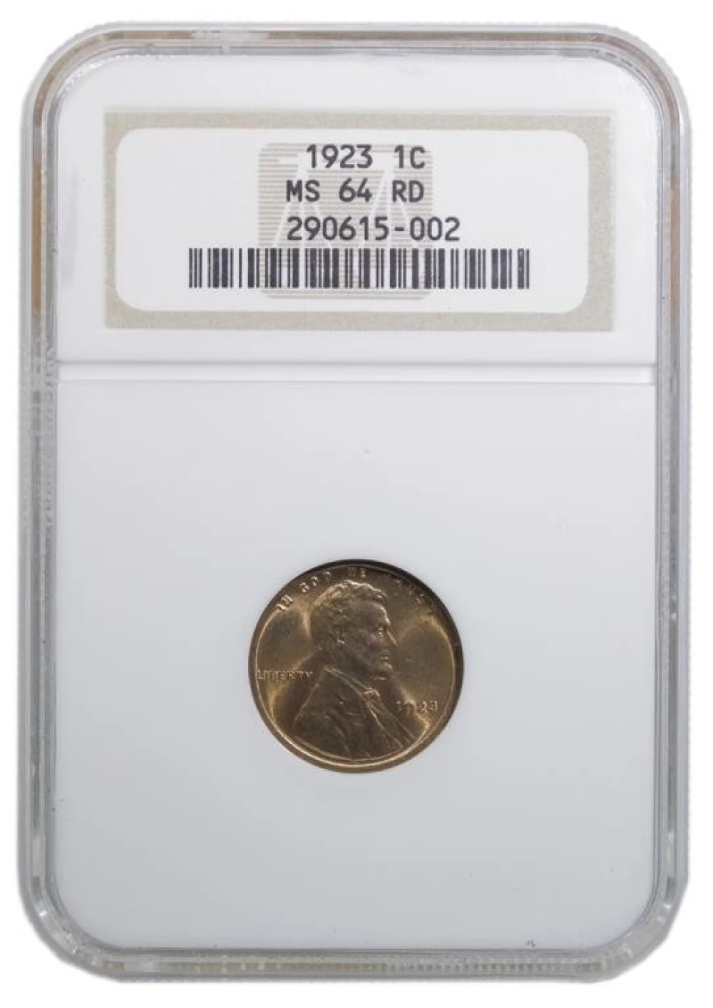 NGC MS-64 RD 1923 Cent