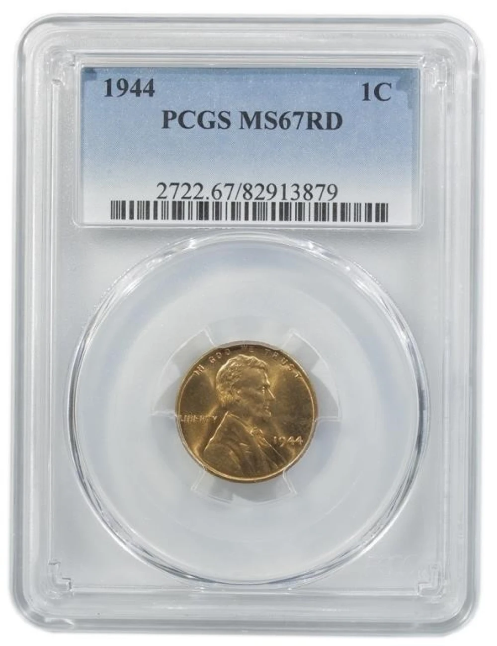 PCGS MS-67 Red 1944 Lincoln Cent