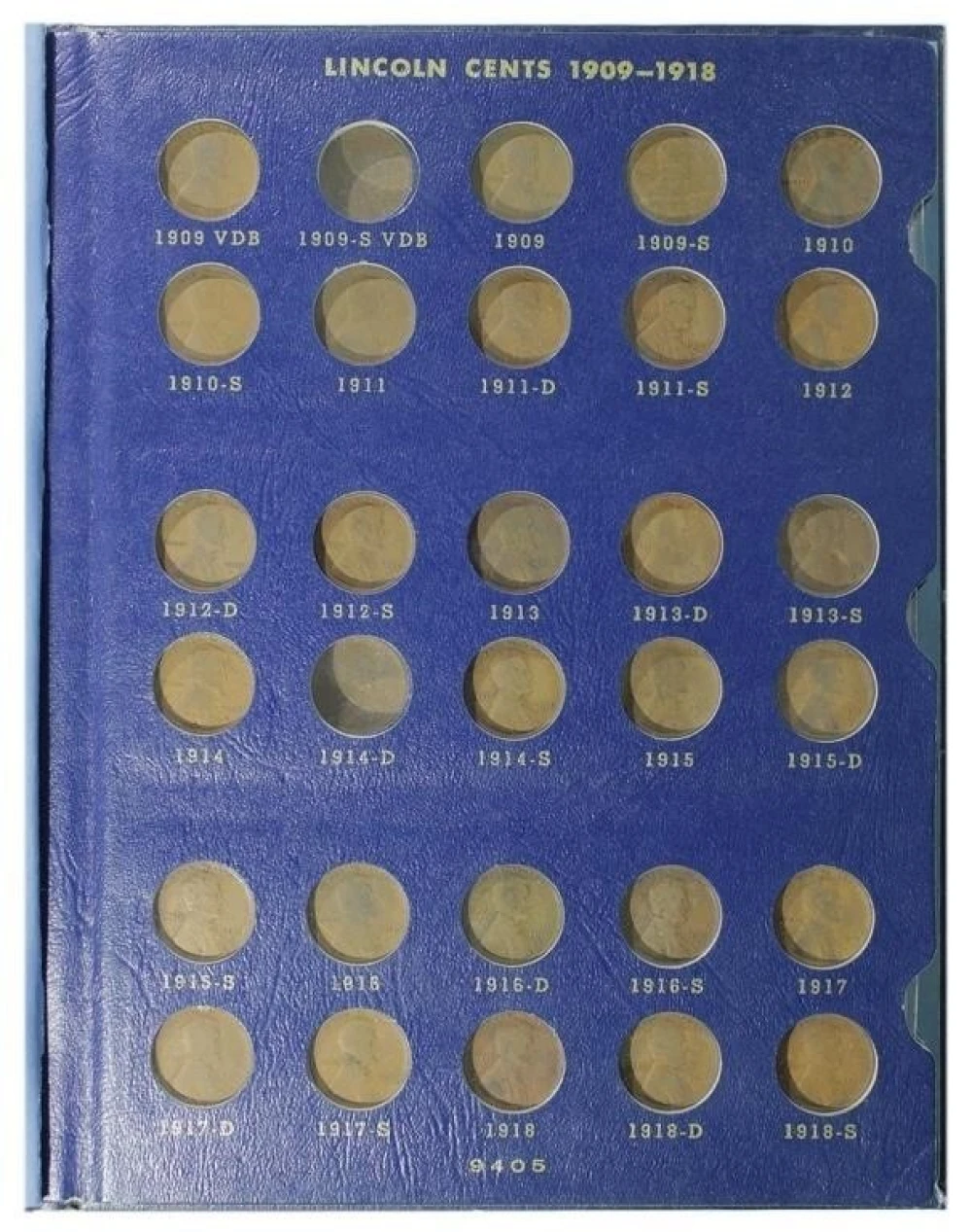 Nearly Complete Lincoln Cent Set