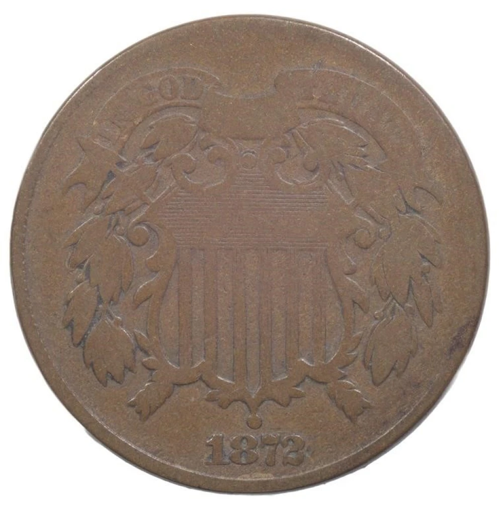 A 2nd VG-8 1872 Two-Cents