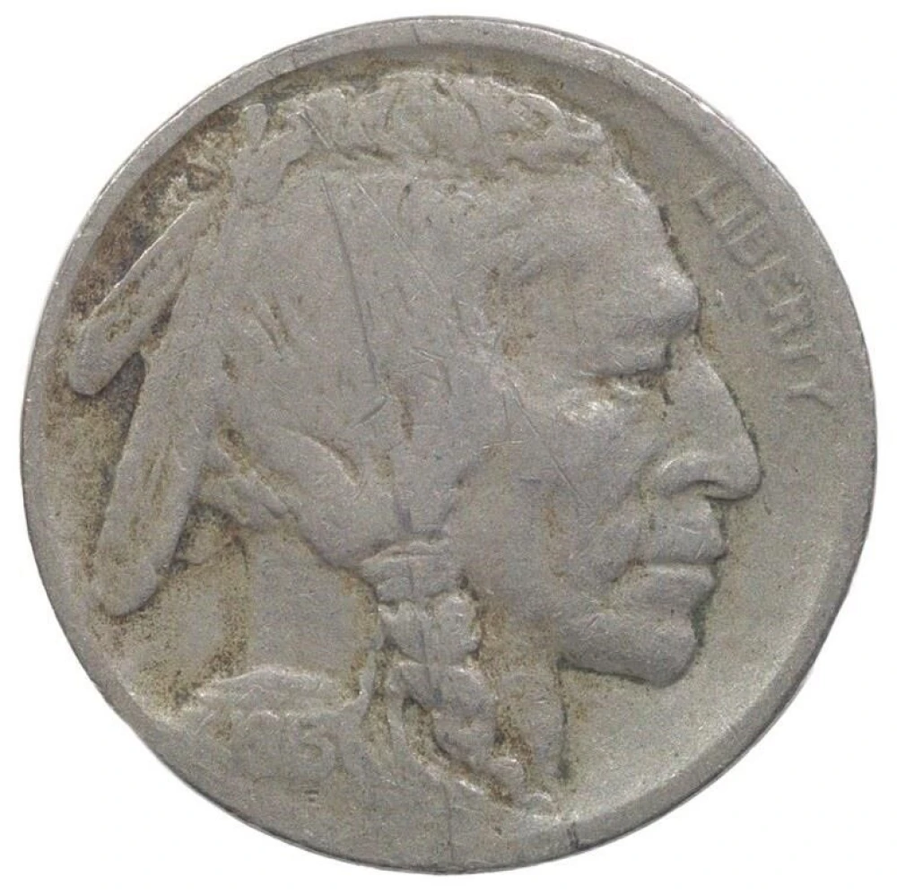 Fine-12 Details 1913-D Type II Buffalo Nickel