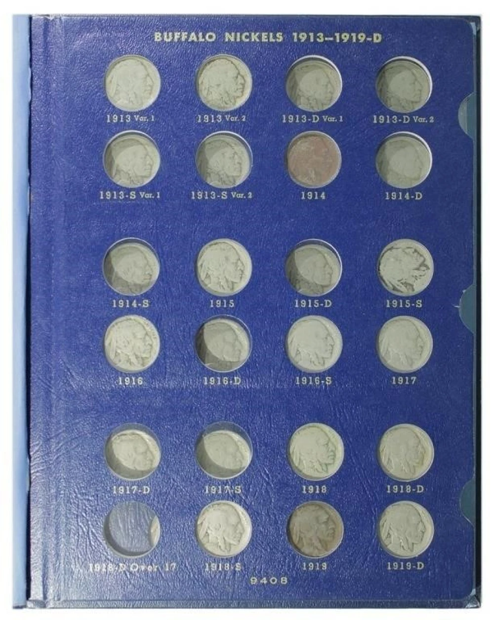 Partial Set Buffalos, Complete Jefferson Set