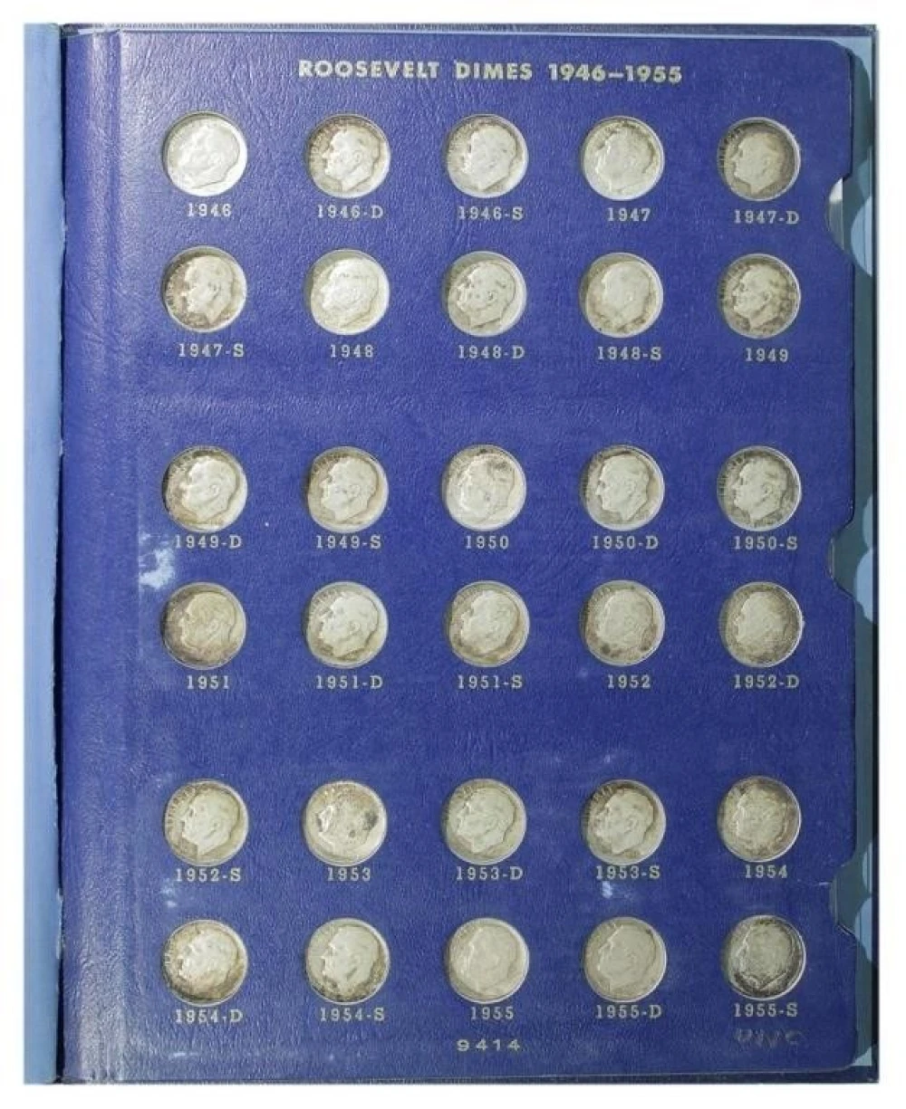 Complete Set Roosevelt Dimes