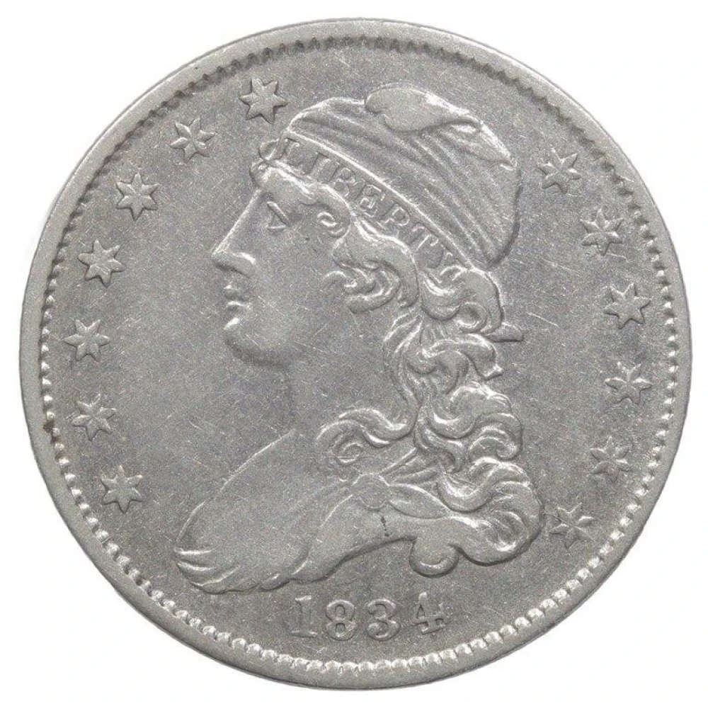 EF-45 Details 1834 Quarter