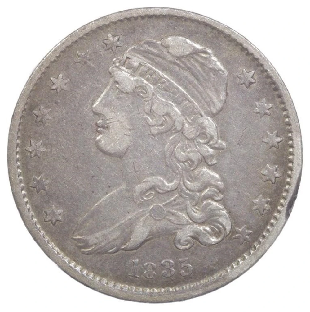 EF-40 Details 1835 Quarter