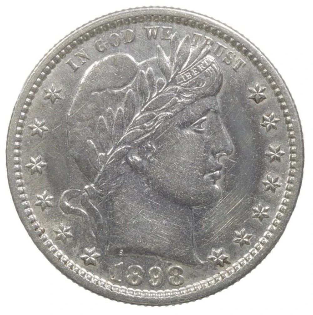 Unc Details 1898-S Quarter