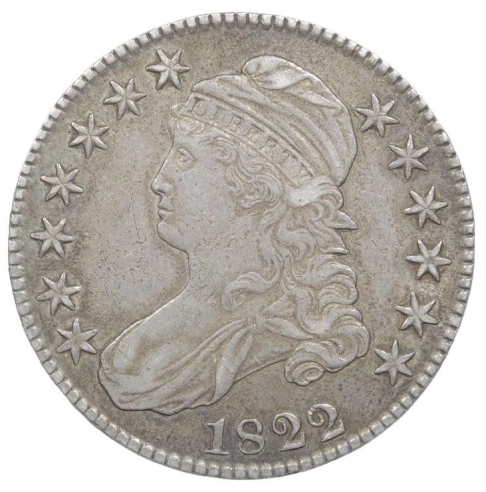 EF-40 1822 Half Dollar