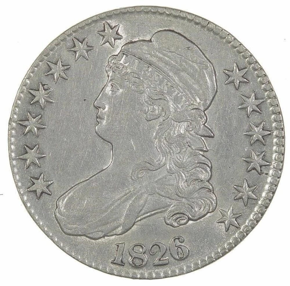AU-50 Details 1826 Half Dollar