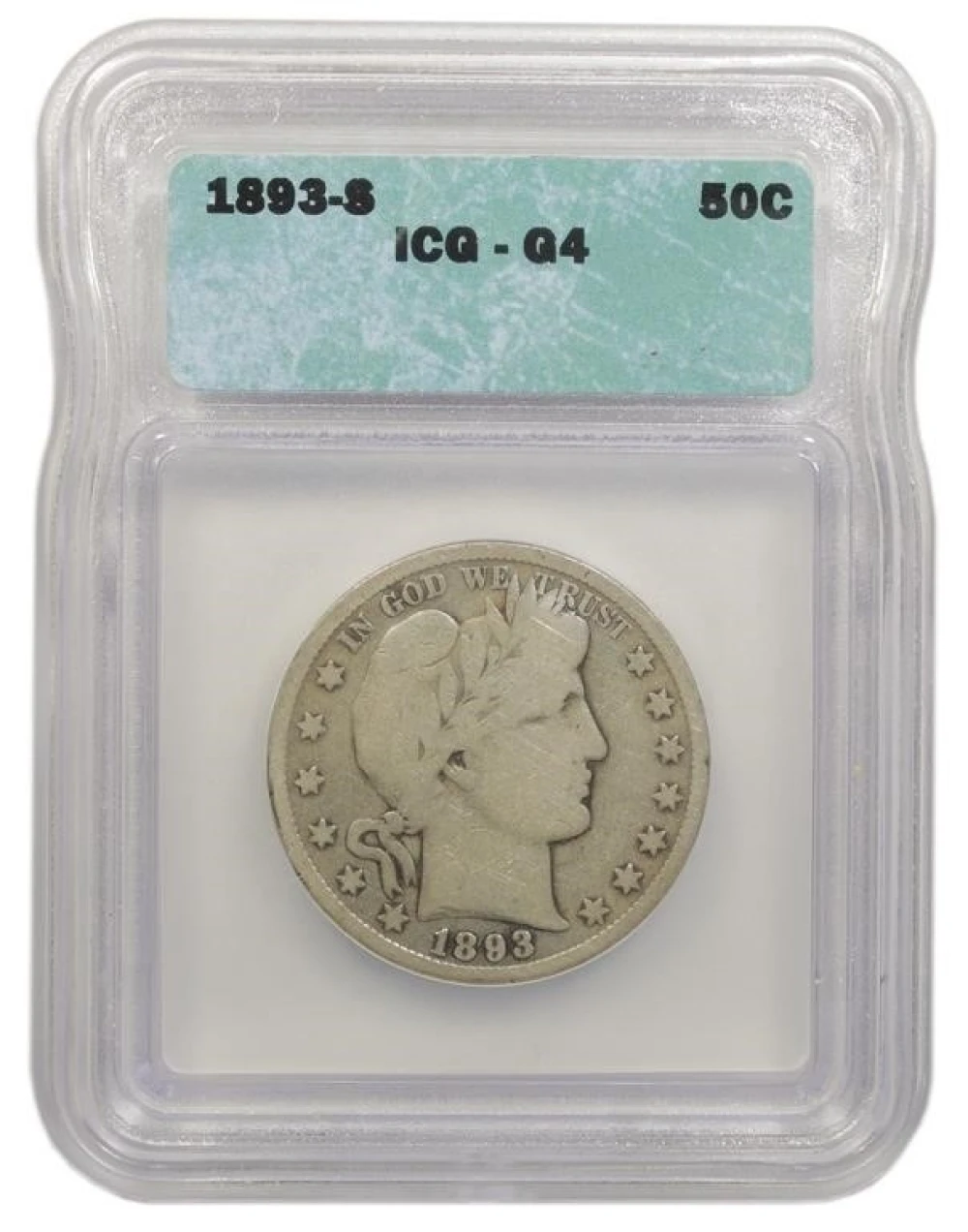 ICG Good-4 1893-S Half Dollar