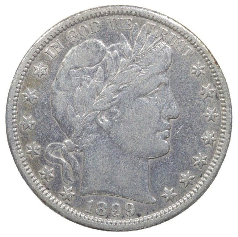 EF-40 Details 1899-S Half Dollar