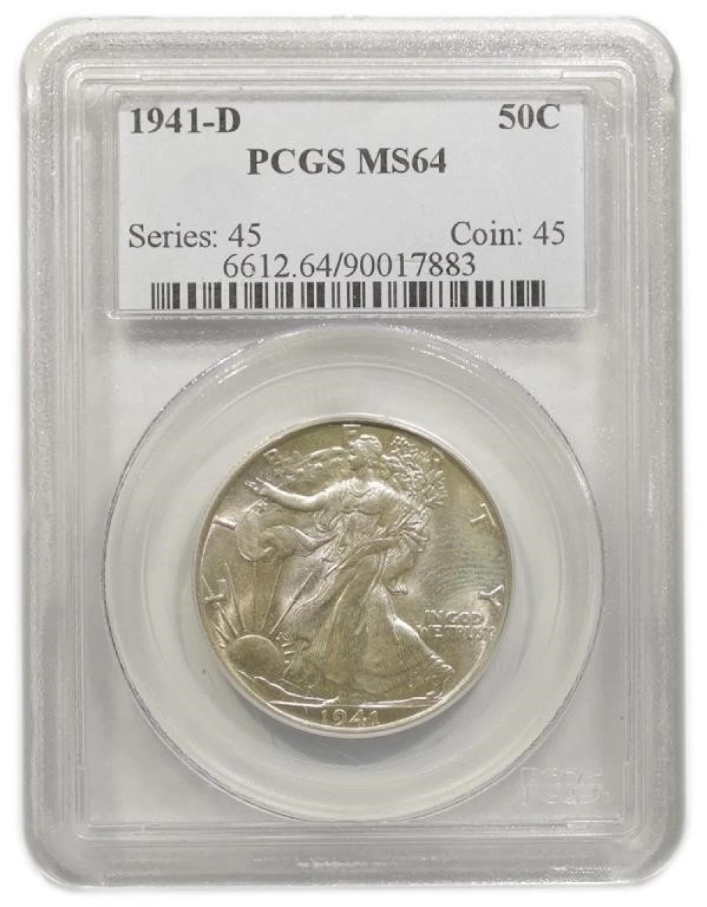 PCGS MS-64 1941-D Half Dollar