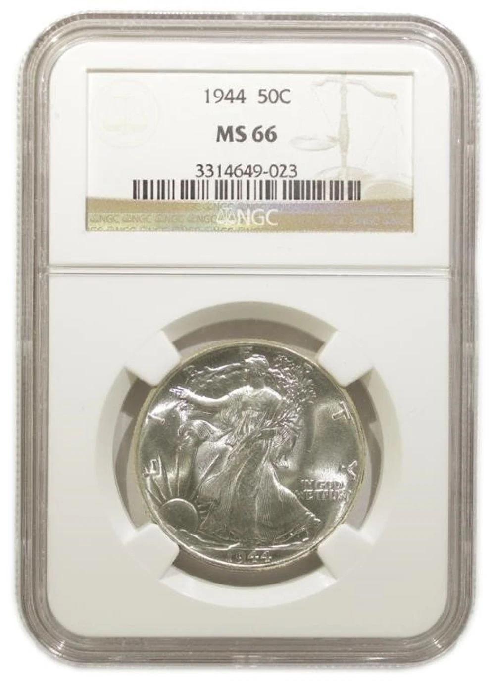 NGC MS-66 1944 Half Dollar