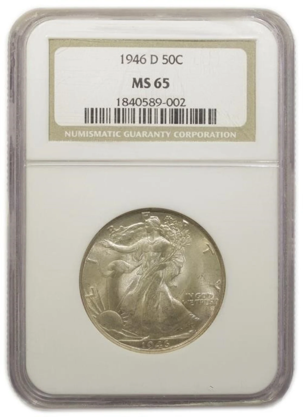 NGC MS-65 1946-D Half Dollar