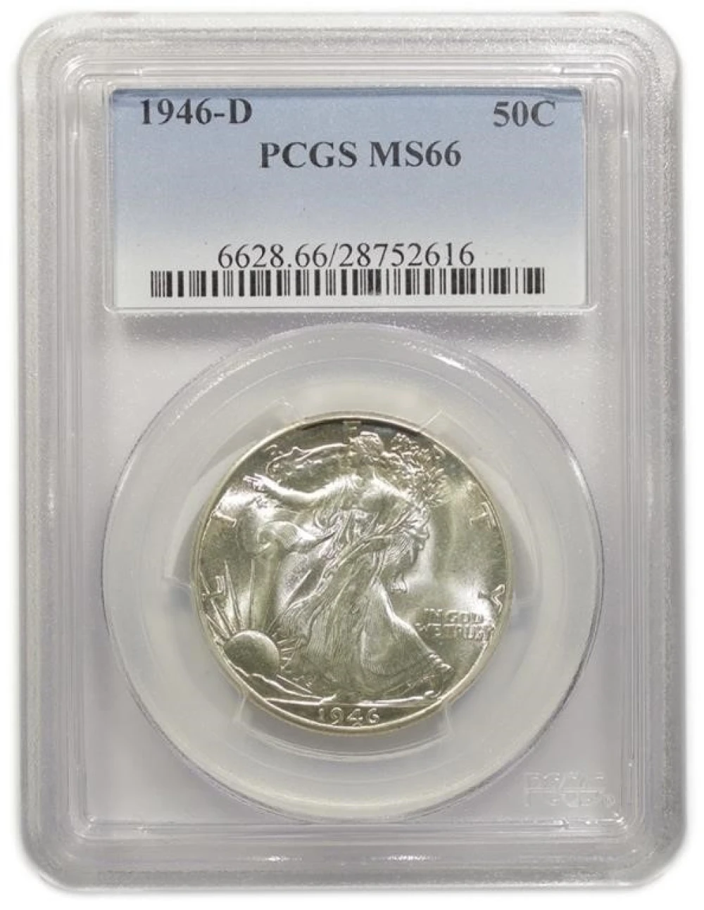 PCGS MS-66 1946-D Half Dollar