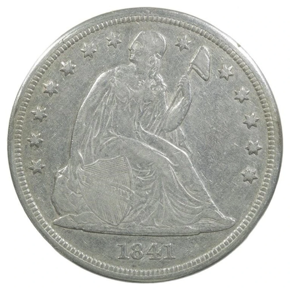 VF-30 1841 Seated Dollar
